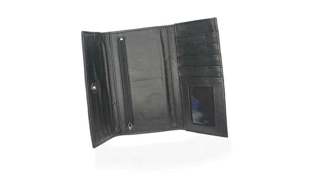 L.E. Grande Black Wallet